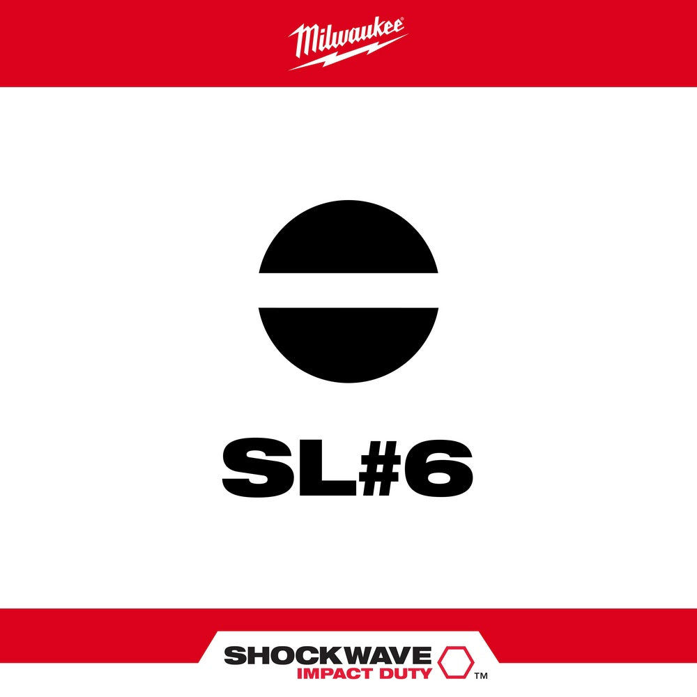 Milwaukee 48-32-4916 SHOCKWAVE 2" SL 1/8 Impact Bit - 2