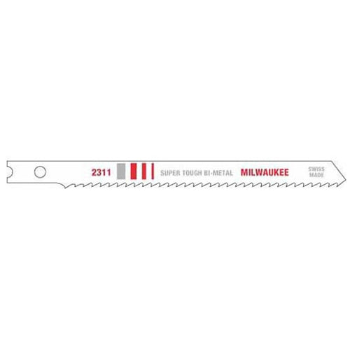 Milwaukee 48-42-2311 4" X 10 TPI, Bi-Metal Jig Saw Blades, 5-Pack