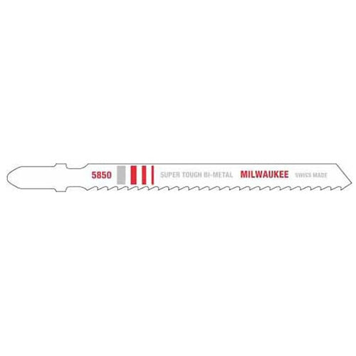 Milwaukee 48-42-5850 4" X 8 TPI Bi-Metal Jig Saw Blades, 5-Pack