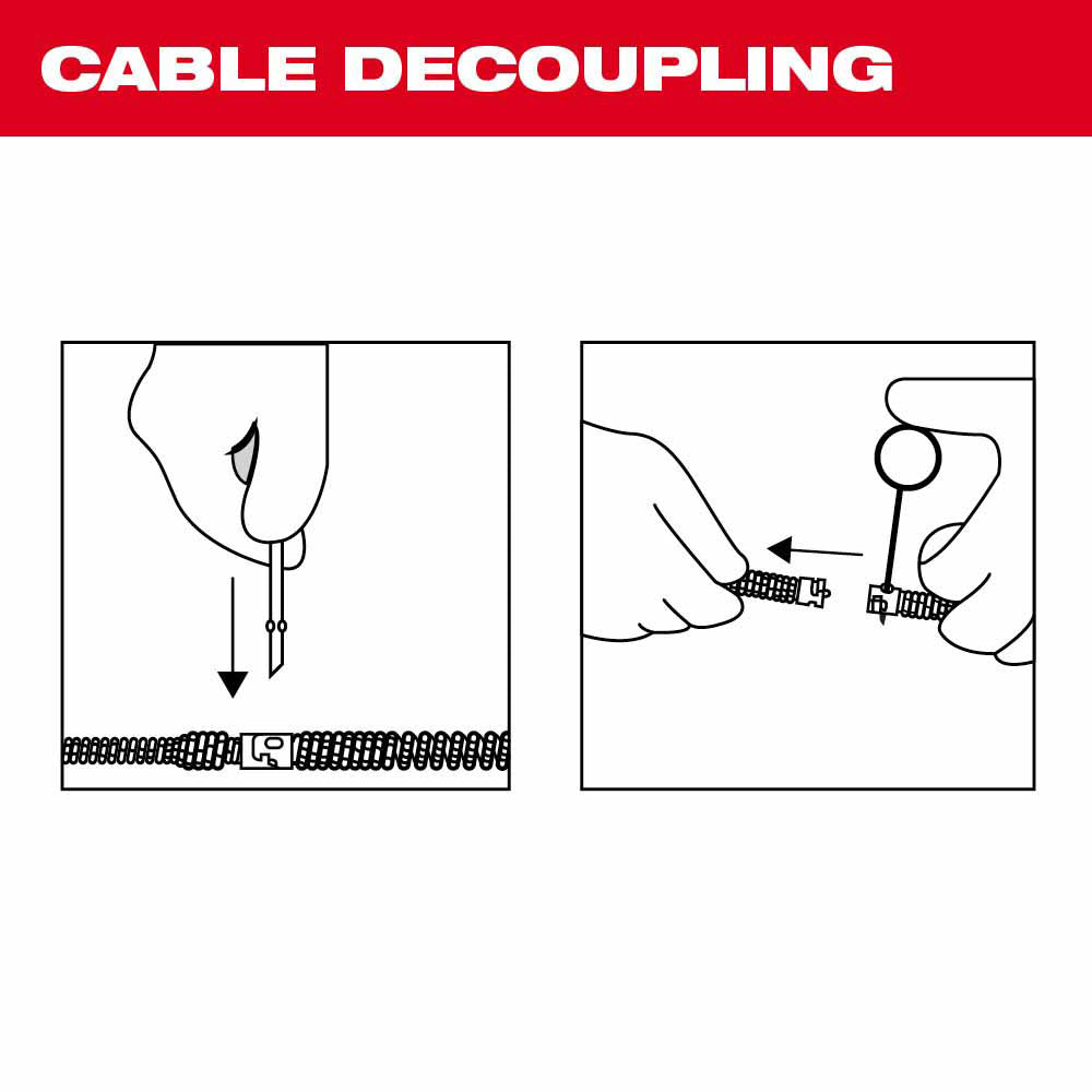 Milwaukee 48-53-2778 1/2" x 75' Inner Core Drum Cable