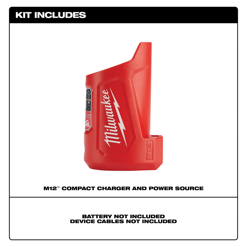 Milwaukee 48-59-1201 M12 Charger and Portable Power Source - 2