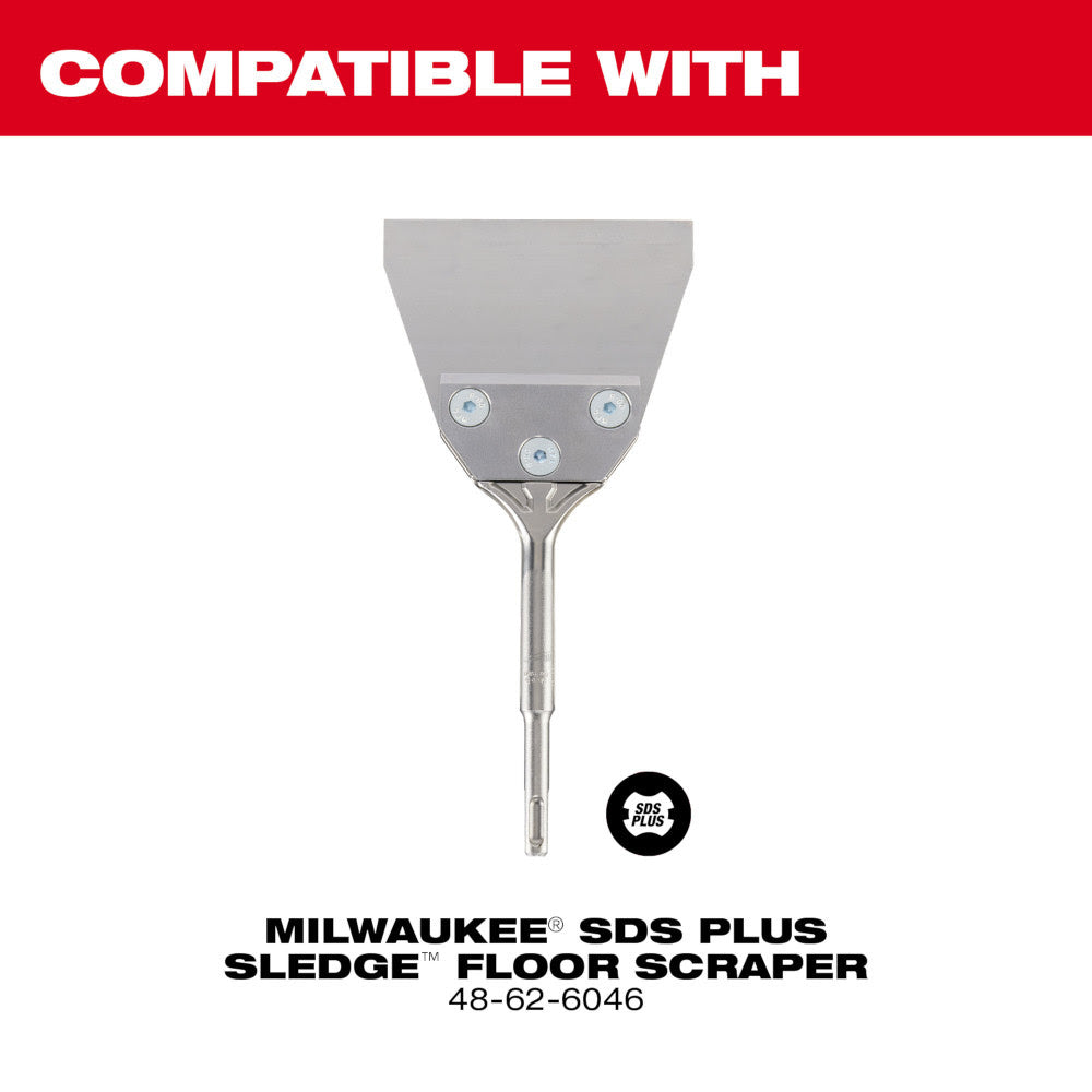 Milwaukee 48-62-1914 SDS PLUS SLEDGE Floor Scraper Replacement Kit - 2