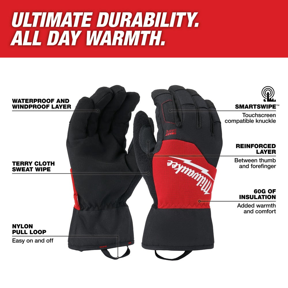 Milwaukee 48-73-0030 Winter Performance Gloves – Small - 2