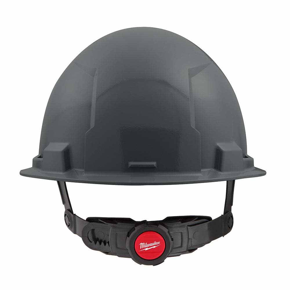 Milwaukee 48-73-1134 Gray Front Brim Hard Hat with 6PT Ratcheting Suspension – Type 1 Class E