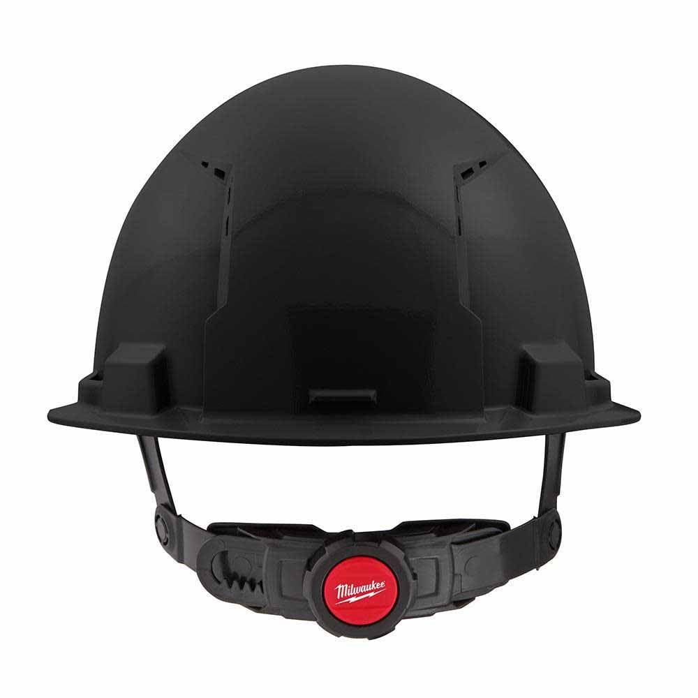 Milwaukee 48-73-1230 Black Front Brim Vented Hard Hat with 6PT Ratcheting Suspension – Type 1 Class C - 2