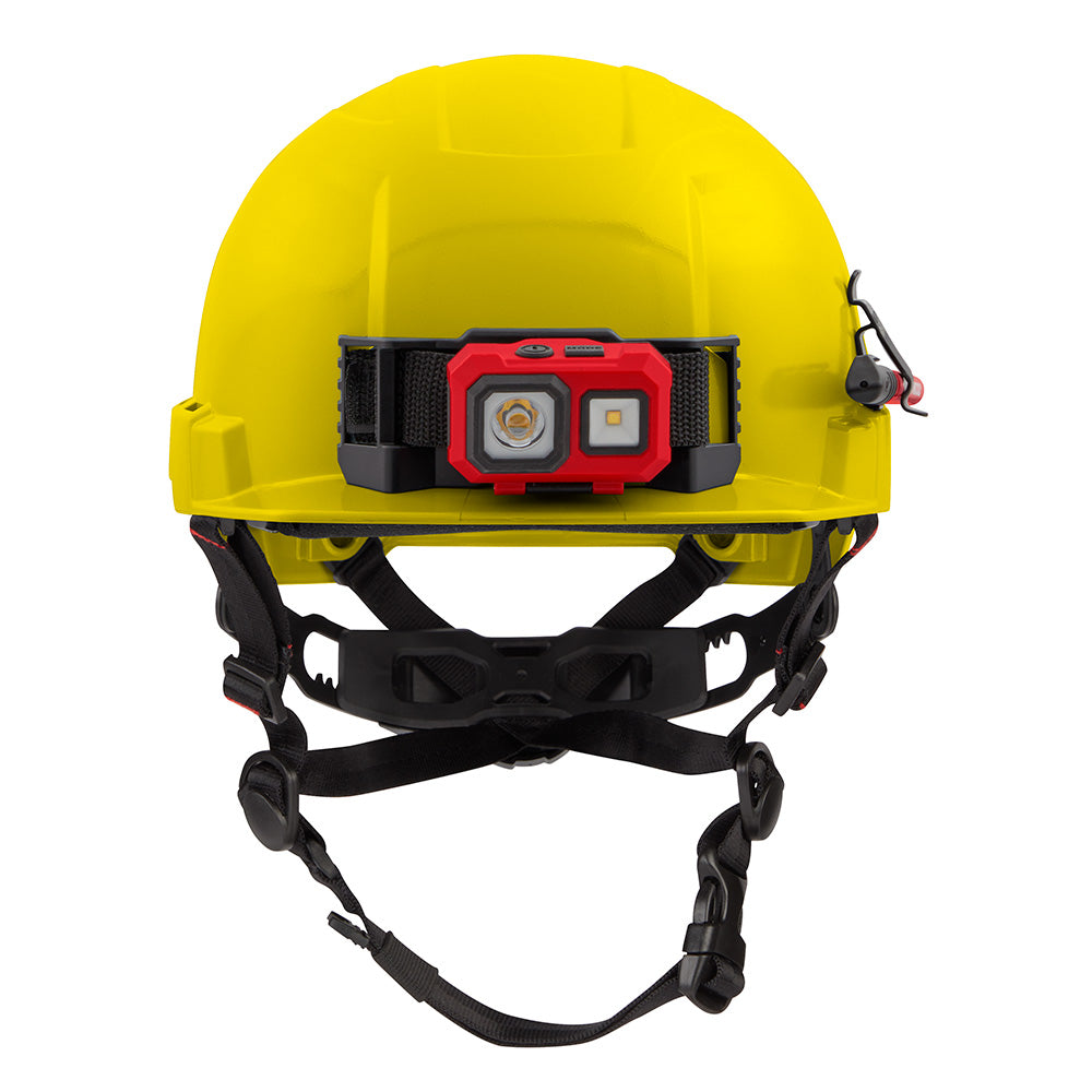 Milwaukee 48-73-1323 BOLT Yellow Front Brim Safety Helmet (USA) - Type 2, Class E, Non-Vented - 2