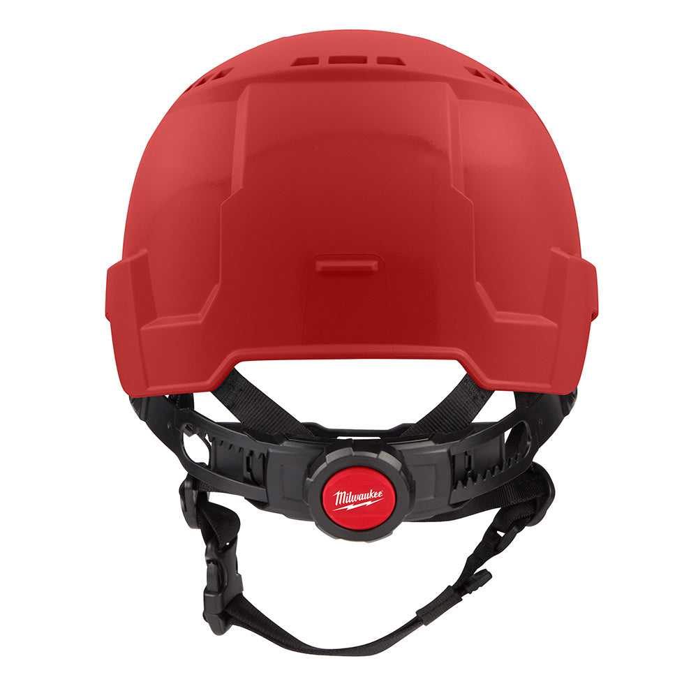 Milwaukee 48-73-1328 BOLT Red Front Brim Safety Helmet (USA) - Type 2, Class C, Vented