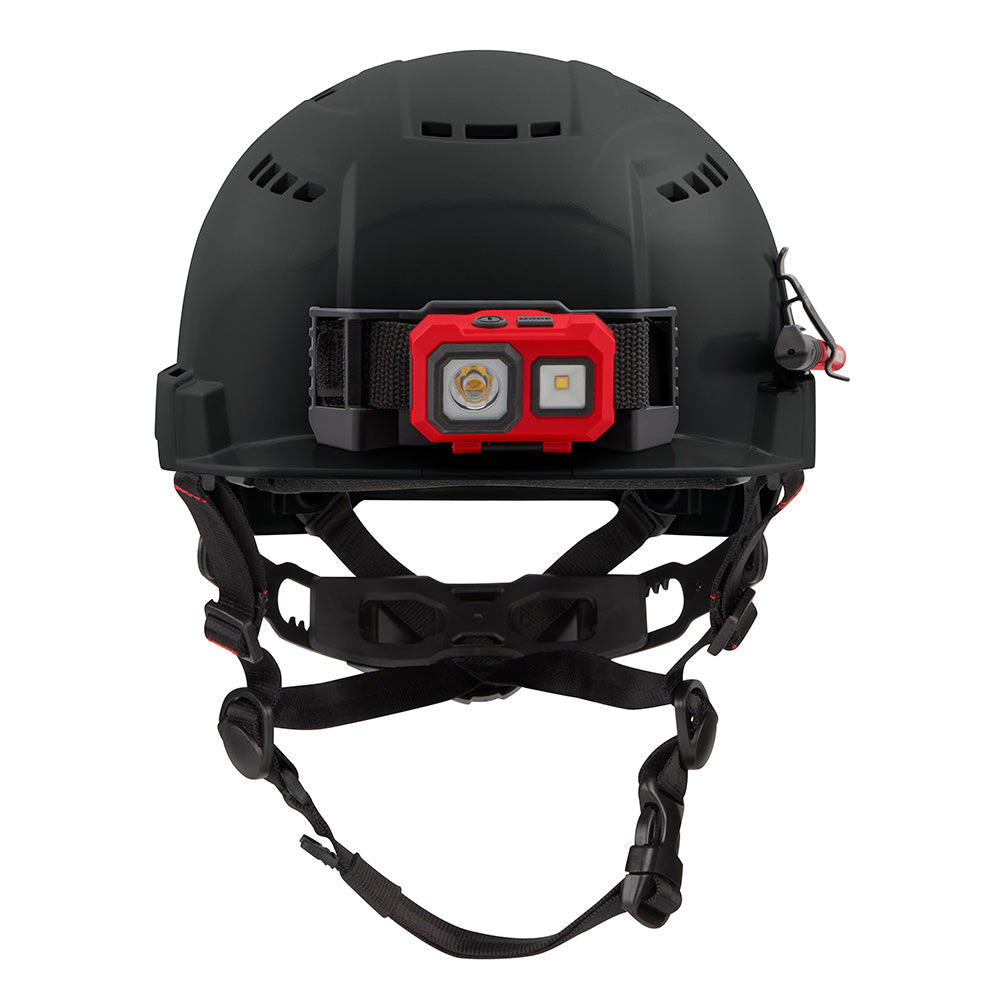 Milwaukee 48-73-1330 BOLT Black Front Brim Safety Helmet (USA) - Type 2, Class C, Vented - 2