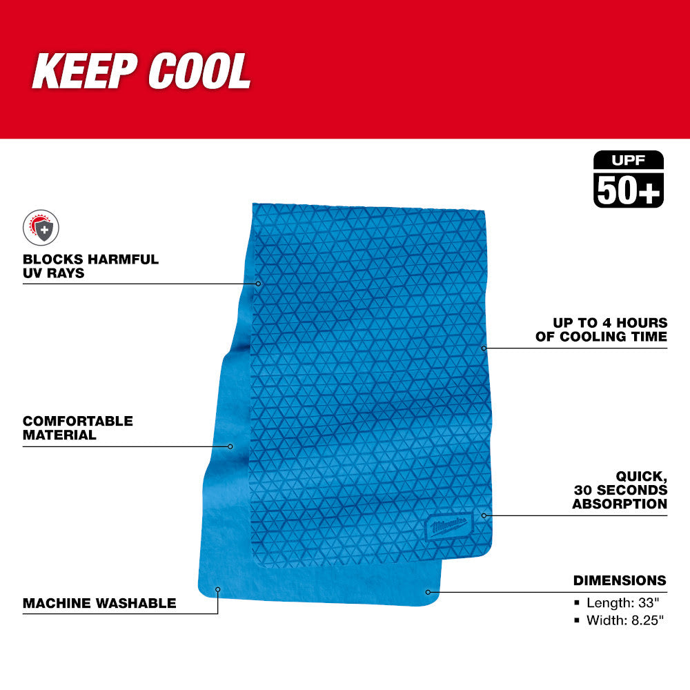 Milwaukee 48-73-4540B Cooling PVA Towel-BULK 10