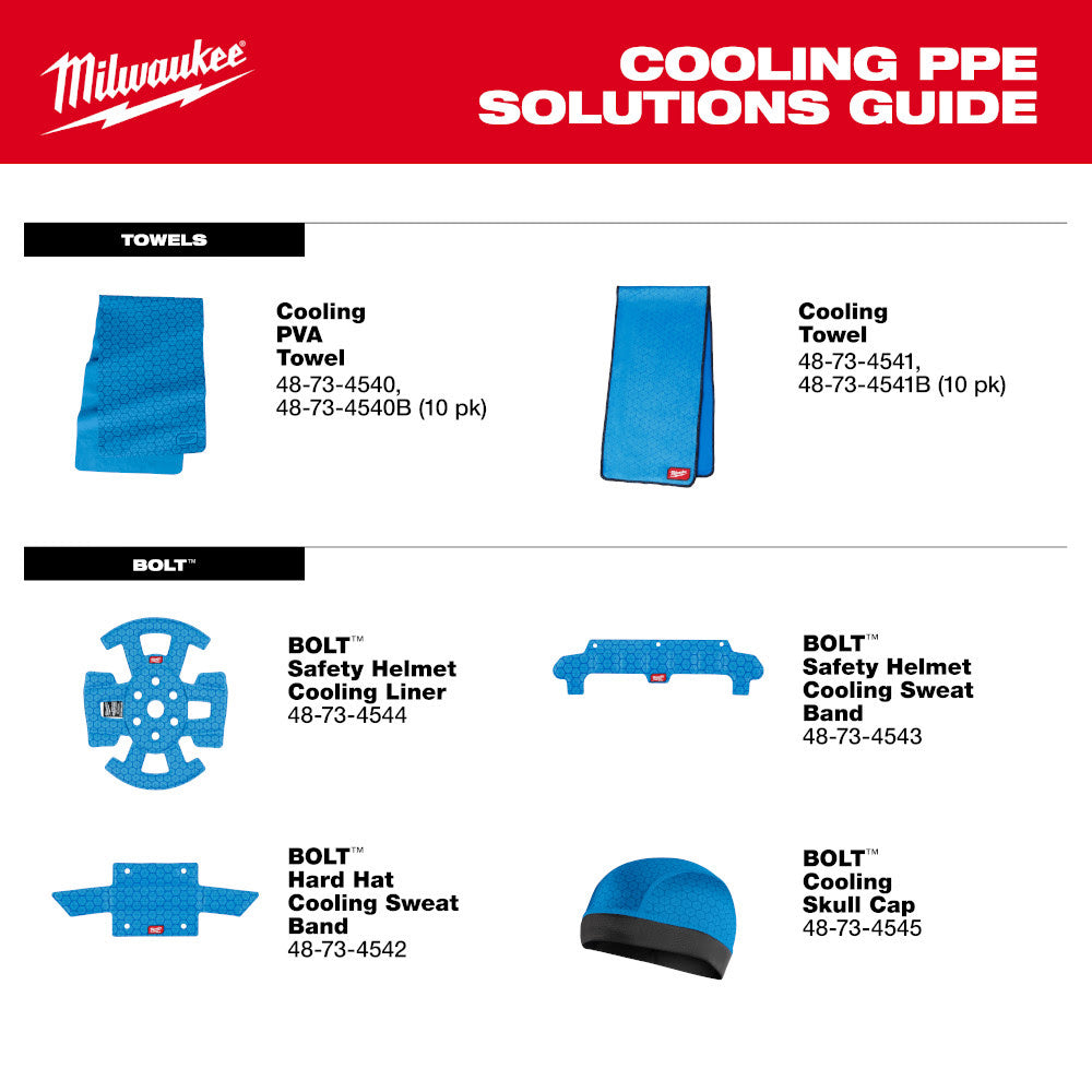 Milwaukee 48-73-4540B Cooling PVA Towel-BULK 10