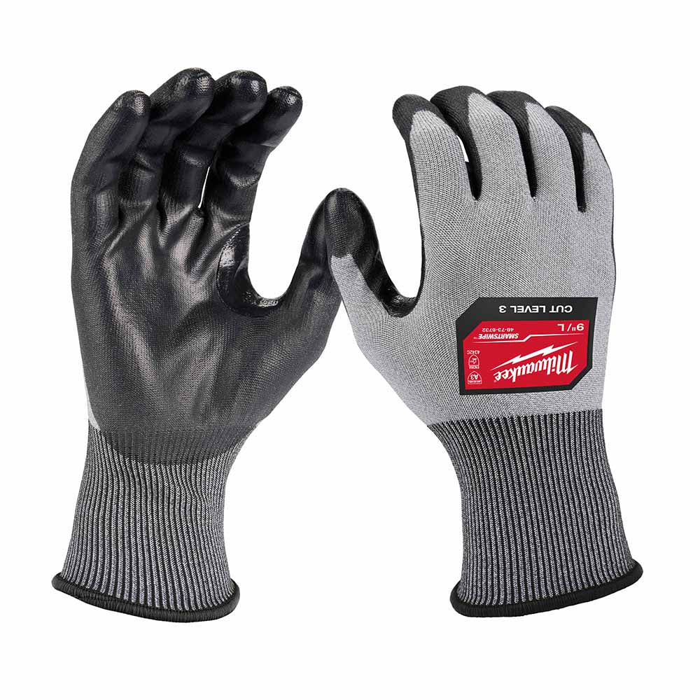 Milwaukee 48-73-8732 High Dexterity A3 Polyurethane Dipped Gloves - Large