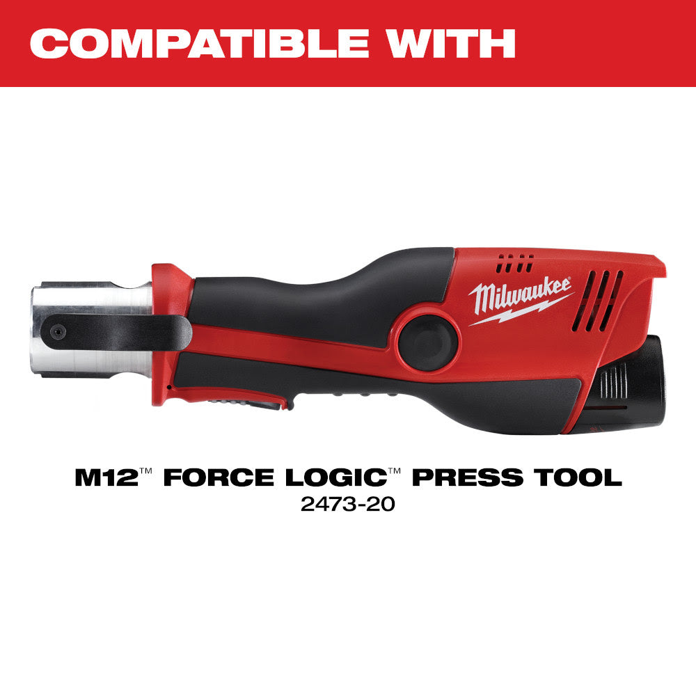 Milwaukee 49-16-2450M 1/4" Streamline ACR Press Jaw for M12 FORCE LOGIC Press Tool