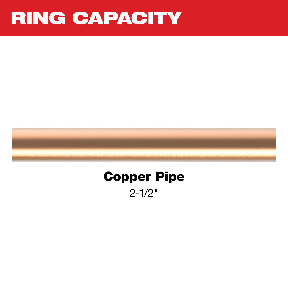 Milwaukee 49-16-2656NX 2-1/2" NIBCO Press Ring for M18 FORCE LOGIC Long Throw Press Tool