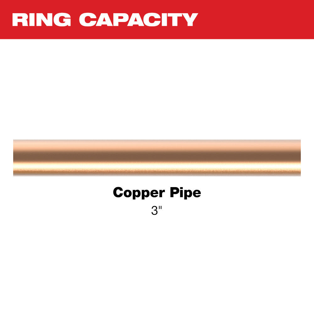 Milwaukee 49-16-2657NX 3" NIBCO Press Ring for M18 FORCE LOGIC Long Throw Press Tool