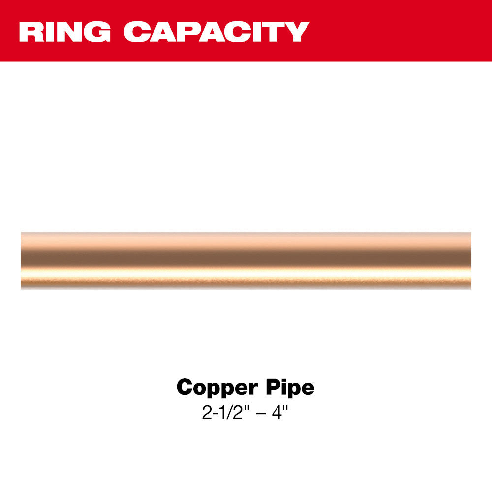 Milwaukee 49-16-2690NX 2-1/2" - 4" NIBCO Press Ring Kit for M18 FORCE LOGIC Long Throw Press Tool