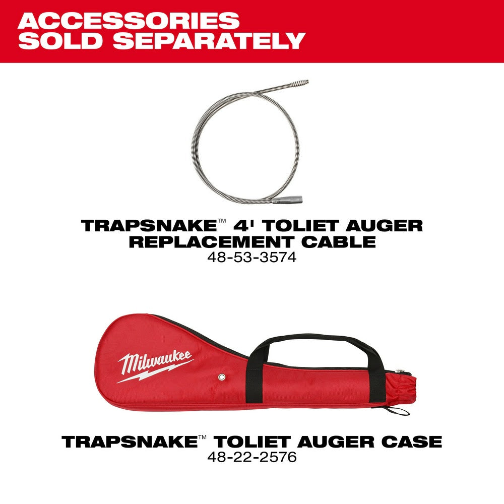 Milwaukee 49-16-3574 TRAPSNAKE 4' Urinal Auger