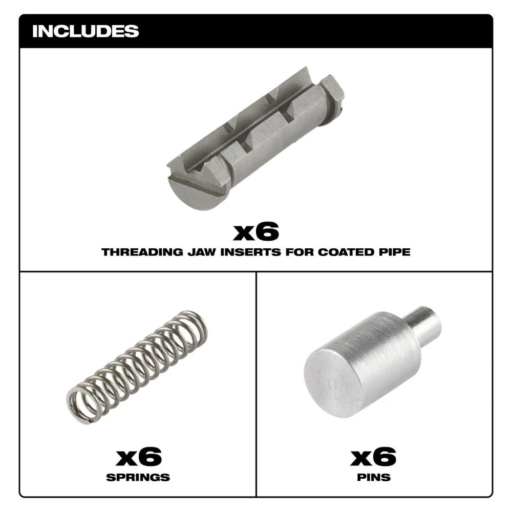 Milwaukee 49-16-5102 Threading Jaw Inserts for Coated Pipe