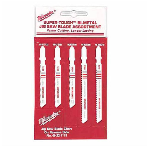 Milwaukee 49-22-1178 T-Shank Jig Saw Blade Assortment