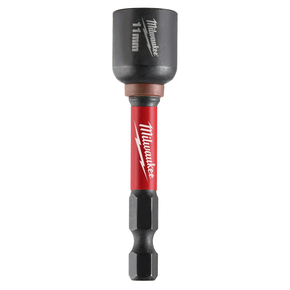 Milwaukee 49-66-4611 SHOCKWAVE Impact Duty 11MM x 2-9/16" Magnetic Nut Driver BULK 10