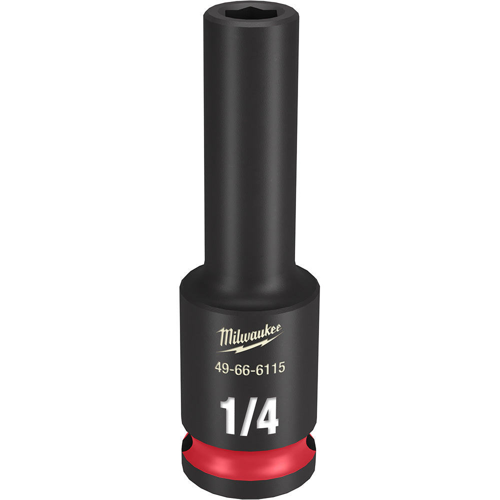 Milwaukee 49-66-6115 SHOCKWAVE Impact Duty™  3/8" Drive 1/4" Deep 6 Point Socket