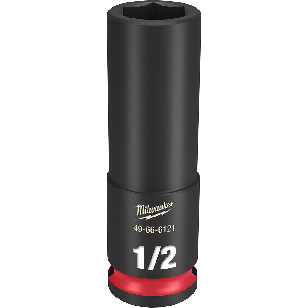 Milwaukee 49-66-6121 SHOCKWAVE Impact Duty™  3/8"Drive 1/2" Deep 6 Point Socket - 2