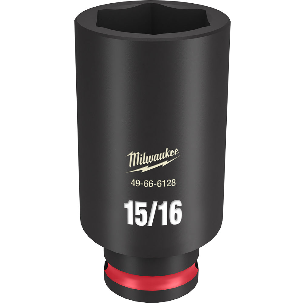 Milwaukee 49-66-6128 SHOCKWAVE Impact Duty™  3/8"Drive 15/16" Deep 6 Point Socket