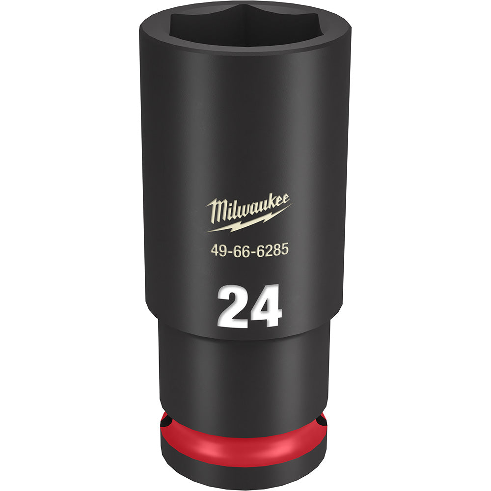 Milwaukee 49-66-6285 SHOCKWAVE Impact Duty™  1/2"Drive 24MM Deep 6 Point Socket