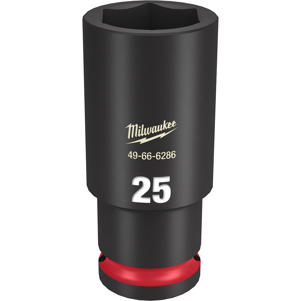 Milwaukee 49-66-6286 SHOCKWAVE Impact Duty™  1/2"Drive 25MM Deep 6 Point Socket