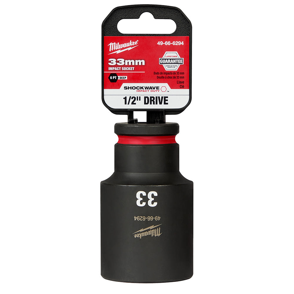 Milwaukee 49-66-6294 SHOCKWAVE Impact Duty™  1/2"Drive 33MM Deep 6 Point Socket