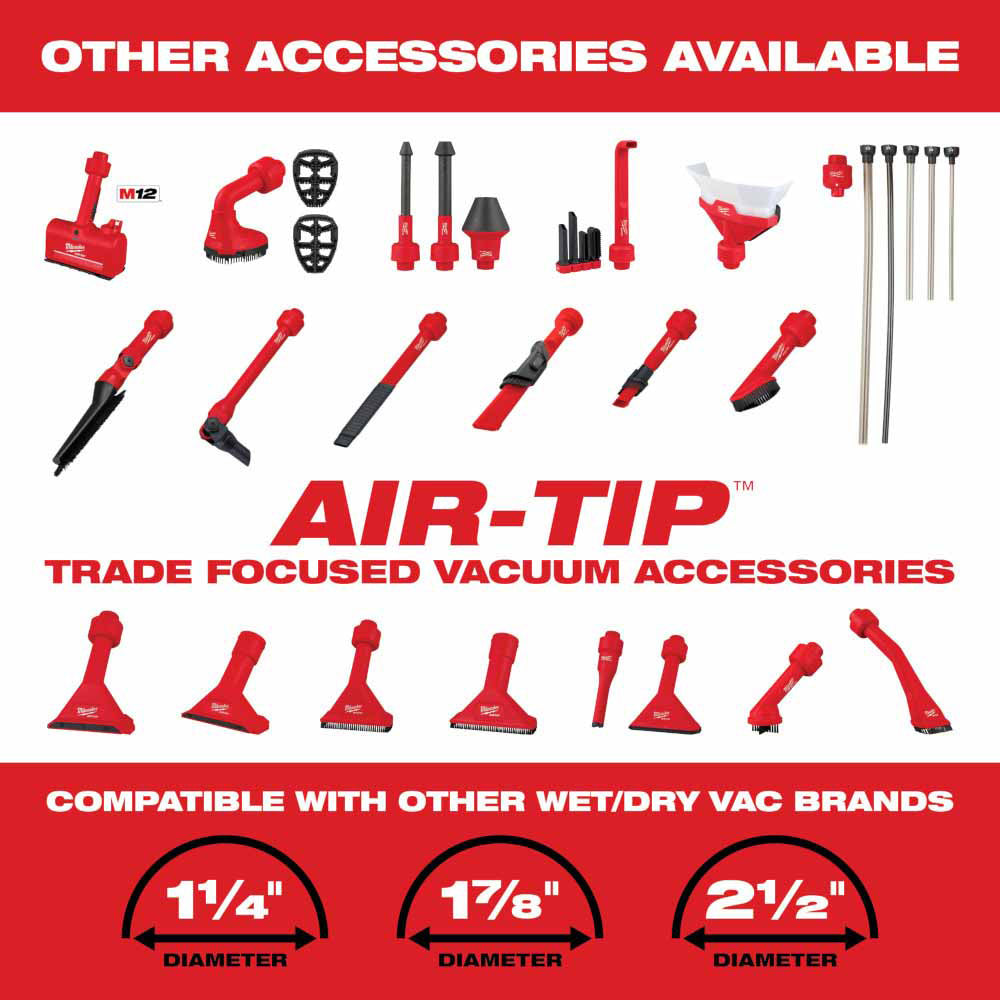 Milwaukee 49-90-2026 AIR-TIP 4-in-1 Right Angle Cleaning Tool - 8