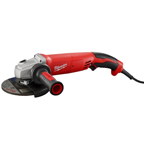 Milwaukee 6124-30 13 Amp 5" Small Angle Grinder Trigger Grip, Lock-On