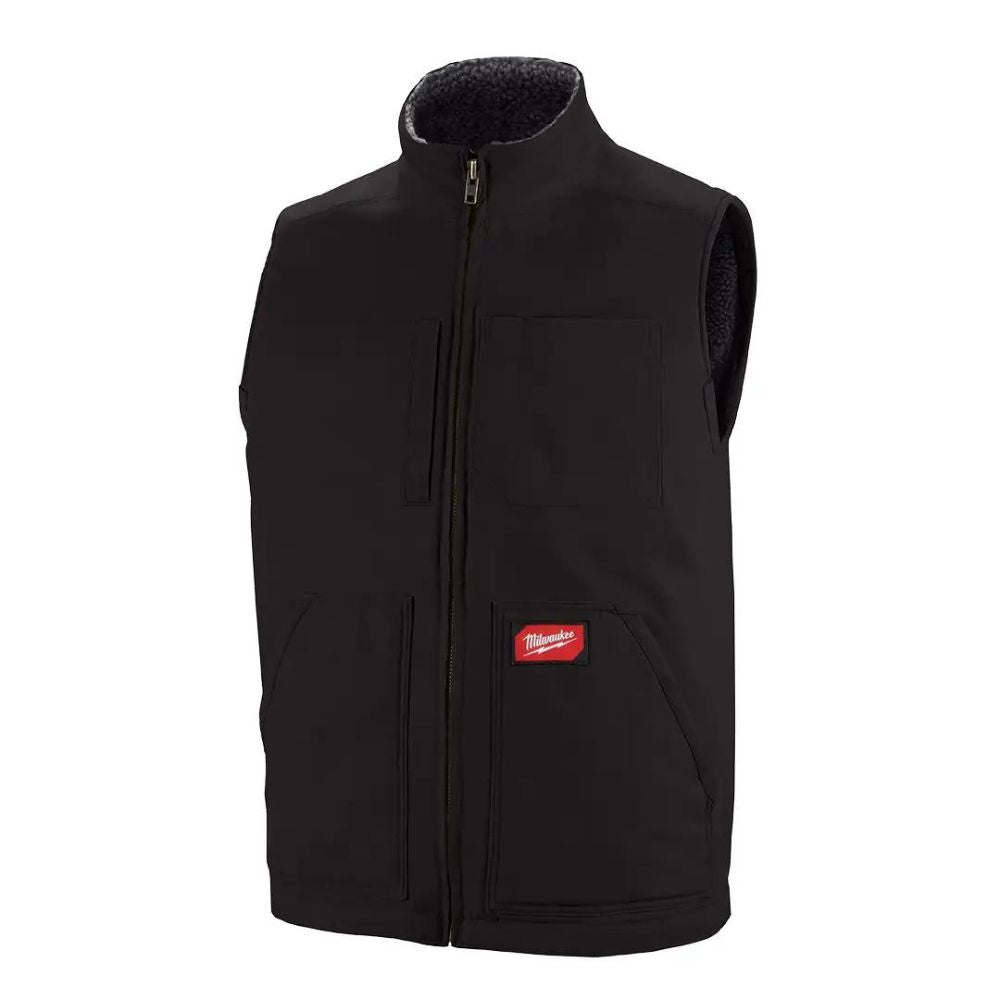 Milwaukee 801B-S Heavy Duty Sherpa-Lined Vest - Black S