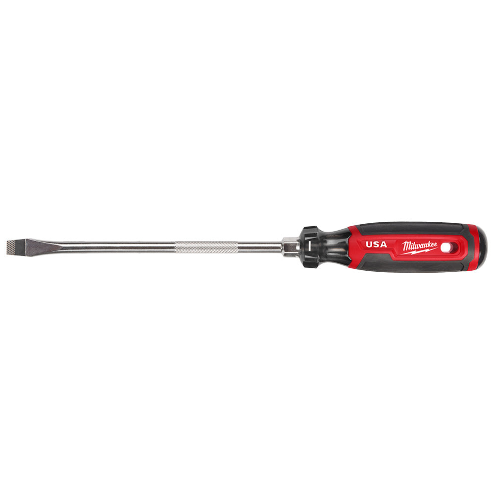 Milwaukee MT209 3/8" Slotted 8" Cushion Grip Screwdriver (USA)