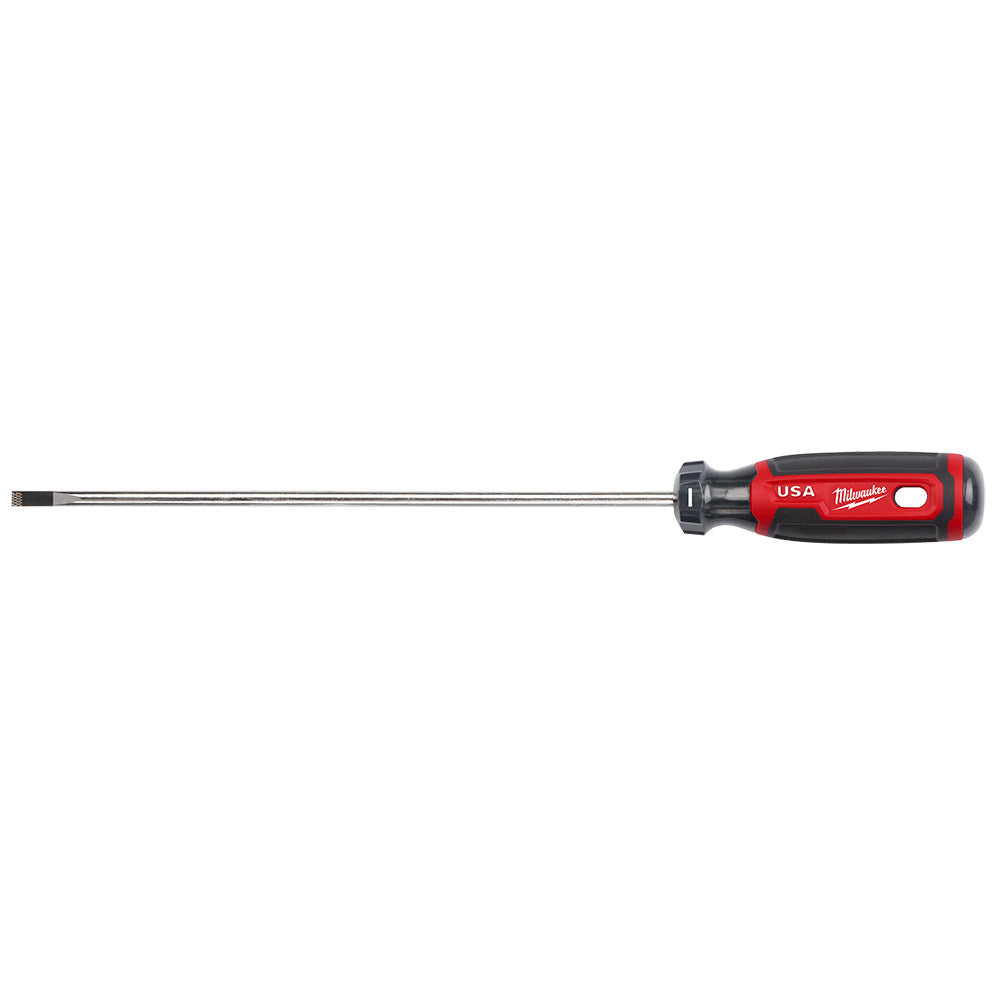 Milwaukee MT213 3/16" Cabinet 8" Cushion Grip Screwdriver (USA)