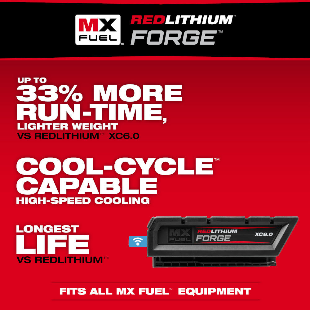 Milwaukee MXFXC608 MX FUEL REDLITHIUM  FORGE  XC8.0 Battery Pack - 2