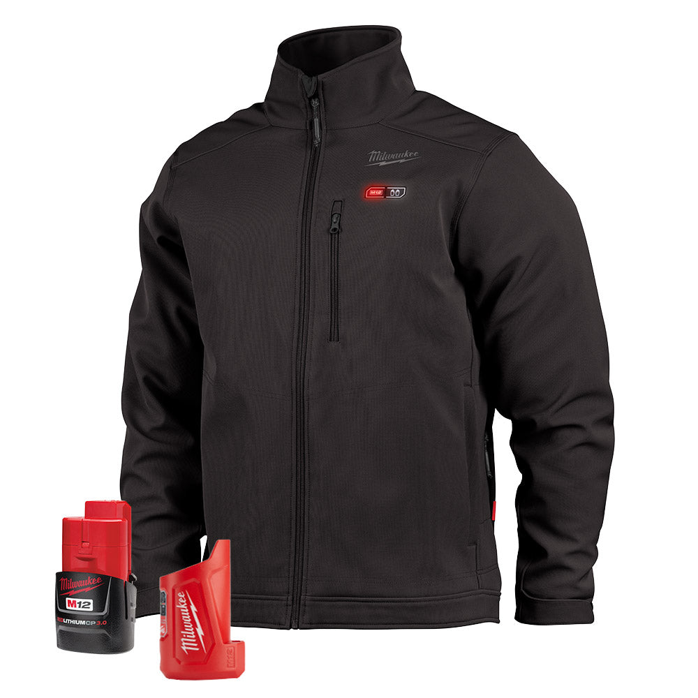 Milwaukee 204B-21 M12 Heated TOUGHSHELL™ Jacket Kit, Black