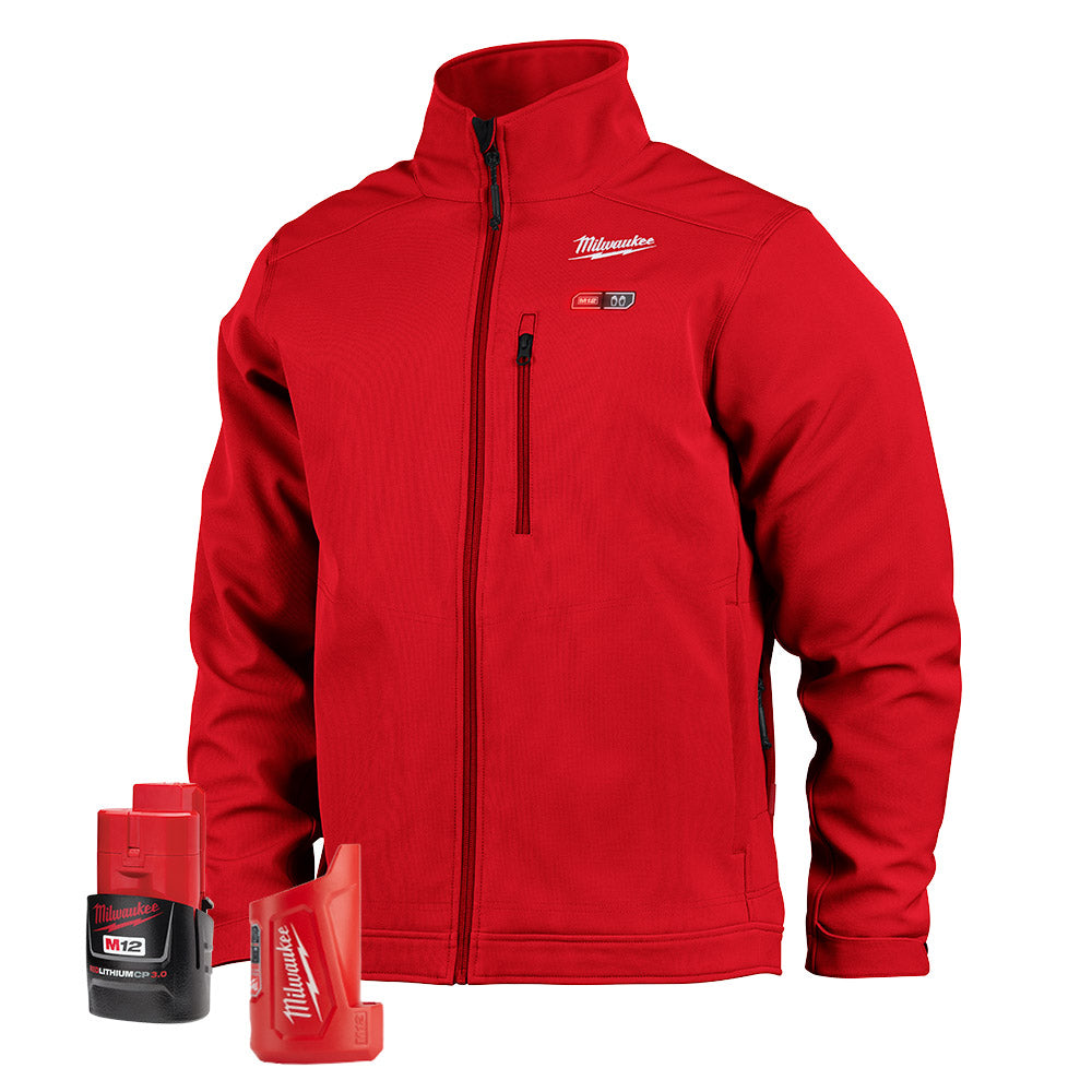 Milwaukee 204R-21 M12 Heated TOUGHSHELL™ Jacket Kit, Red